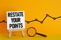 Restate Your Points is shown on the photo using the text Royalty Free Stock Photo