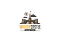 Restaurant Bar Whisky Castle Logo brewery design v