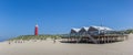 Restaurant on the beach of Texel island