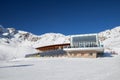 The restaurant with big sunny veranda at Serfaus ski region