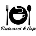 Restaurant & Cafe logo Royalty Free Stock Photo