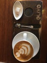 Olivo caffee latte Royalty Free Stock Photo