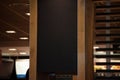 Restaurant and coffee shop chalkboard mockup Royalty Free Stock Photo