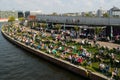 Restaurant on the embankment Spree