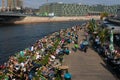 Restaurant on the embankment Spree