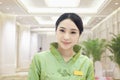 Restaurant/Hotel Hostess in Traditional Chinese Clothing