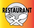 Restaurant Icon or Logo Illustration Image
