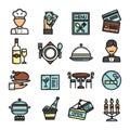 Restaurant Icons Set