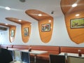 Restaurant interior wall n celing