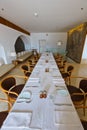 Restaurant in Island Sveti Stefan - Montenegro Royalty Free Stock Photo