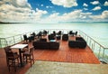 Restaurant at Lake Balaton Royalty Free Stock Photo