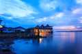 Restaurant on Lake Victoria Royalty Free Stock Photo