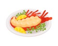Restaurant Lobster Dish Composition