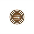 Restaurant Logo. Kitchen Logo Royalty Free Stock Photo