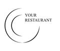 Restaurant logo vector symbol icon design.