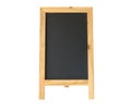 Restaurant Menu Blackboard, Restaurant Chalkboard on white background with clipping path Royalty Free Stock Photo