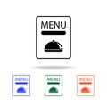 restaurant menu icon. Elements of simple web icon in multi color. Premium quality graphic design icon. Simple icon for websites, Royalty Free Stock Photo