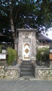 Restaurant near batu bolong and tanah lot in bali indonesia. Royalty Free Stock Photo