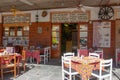 Restaurant in Old city of Rhodes, Greece