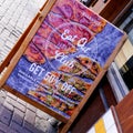 Restaurant Pavement Advertising Boards Attracting Customers In Hospitality Industry Crisis