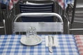 Restaurant Place Setting Royalty Free Stock Photo