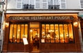 Restaurant Polidor at rue Monsieur de Prince opened in 1845 . Close by is the Sorbonne. Patrons of this restaurant have