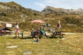 Restaurant in the Praine Royalty Free Stock Photo