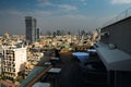 Restaurant on the roof, city of Tel Aviv Israel