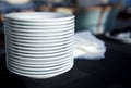 Restaurant service / Plates Stacked
