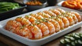Restaurant Shrimp Appetizer Buffet Table Royalty Free Stock Photo