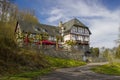 Restaurant in Siebengebirge next to Bonn Royalty Free Stock Photo