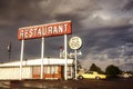 Restaurant sign along Route 66