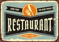 Restaurant sign