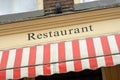 Restaurant sign Royalty Free Stock Photo