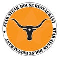 Restaurant and steak house logo