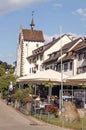 Restaurant in Stein am Rhein Royalty Free Stock Photo