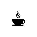 Coffe cup icon vector design symbol of cafe or restaurant Royalty Free Stock Photo