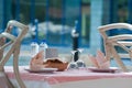 Restaurant table Royalty Free Stock Photo