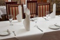 Restaurant table Royalty Free Stock Photo