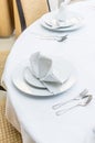 Restaurant table Royalty Free Stock Photo