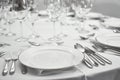 Restaurant table setout Royalty Free Stock Photo