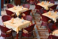 Restaurant tables Royalty Free Stock Photo