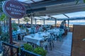 Restaurant Tables Mediterranean Sea view Turkey