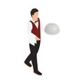 Restaurant Waiter Icon Royalty Free Stock Photo