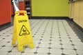 Restaurant Wet Floor Sign