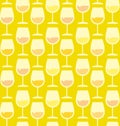 Restaurant wine bar seamless pattern