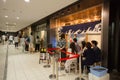 Restaurants in Tokyo`s New Toyosu Fish Market, Japan