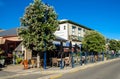 Restaurants which is located at the Akaroa, south island of New Zealand. Royalty Free Stock Photo