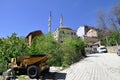 Restelica central mosque with two minarets Royalty Free Stock Photo