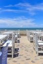 Resteraunt on the beach Royalty Free Stock Photo